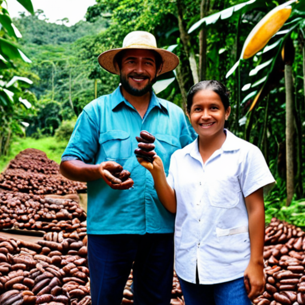 Honduras Cacao Farm Experience**

"A family-friendly scene at a cacao farm in the Honduran jungle, fully clothed tourists harvesting cacao pods, modest clothing, lush green foliage, traditional chocolate-making demonstration in the background, safe for work, appropriate content, perfect anatomy, correct proportions, well-formed hands, proper finger count, natural pose, professional photography, high quality."

**