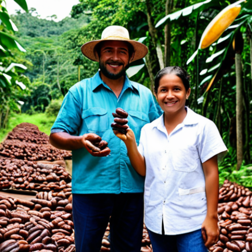 Home 8 Honduras Cacao Farm Experience**
"A family-friendly scene at a cacao farm in the Honduran jungle, fully clothed tourists harvesting cacao pods, modest clothing, lush green foliage, traditional chocolate-making demonstration in the background, safe for work, appropriate content, perfect anatomy, correct proportions, well-formed hands, proper finger count, natural pose, professional photography, high quality."
**