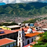 온두라스 테구시갈파 주요 명소 - **Prompt 1: Old Town Tegucigalpa Charm**
    "A vibrant, picturesque scene of Tegucigalpa's old town...